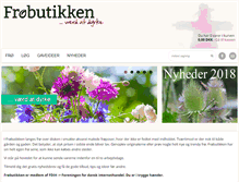 Tablet Screenshot of froebutikken.dk